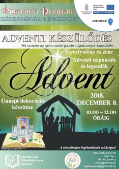 Adventi készülődés a Székesfehérvári NépmesePonton